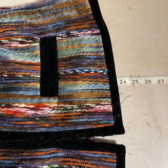 Katherine New York Multicolor Textured Wool-Blend Jacket - Picture 12 of 13